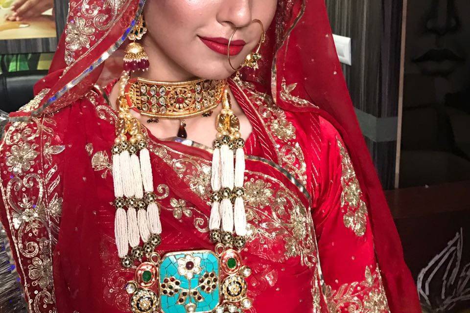 Bridal makeup