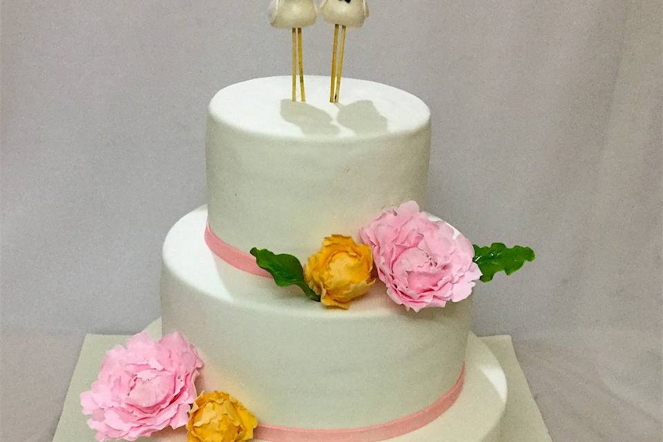 3 tier Wedding Cake from Miras