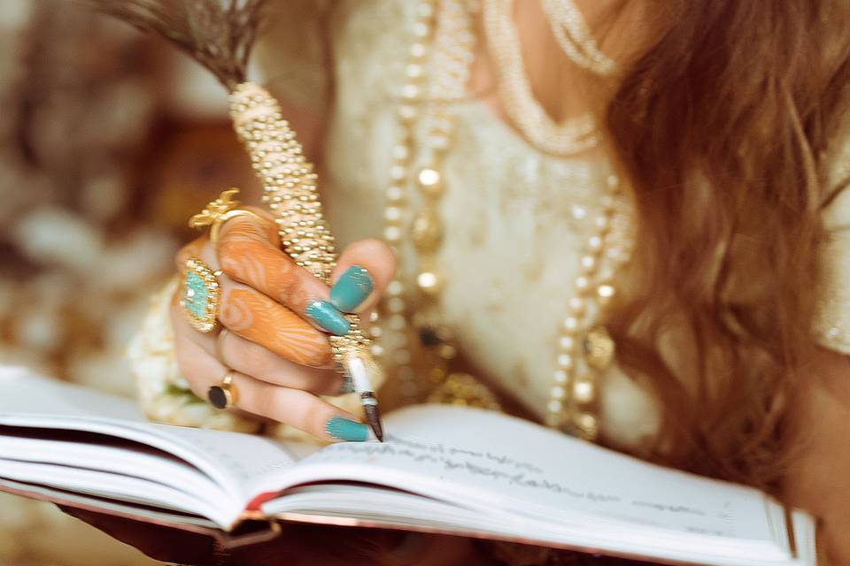 Nikah Mehendi makeup