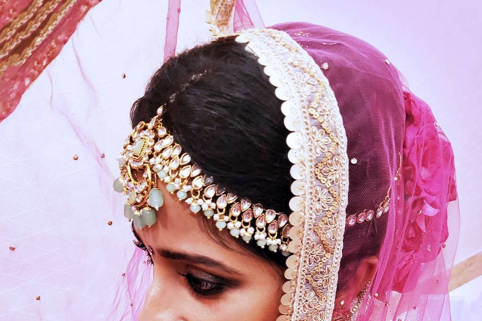 North-Indian bridal makeup