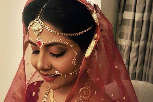 Bridal makeup