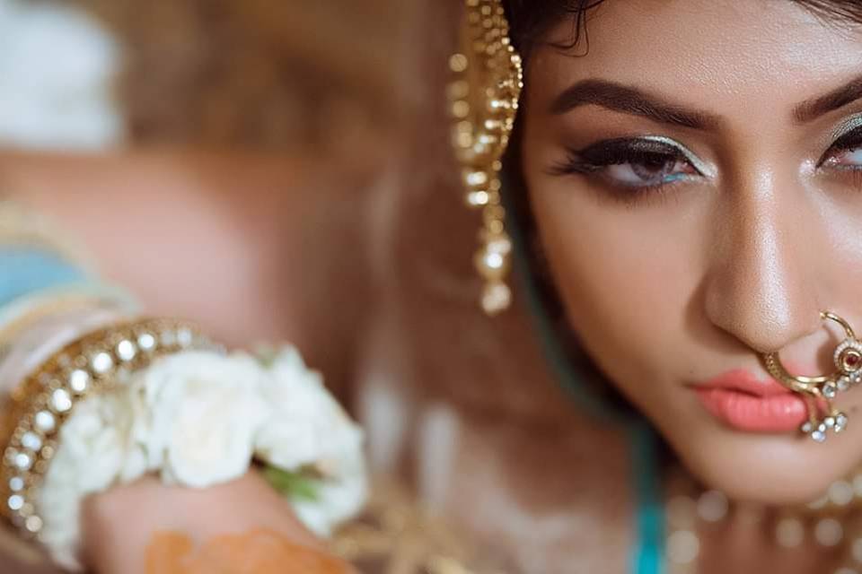 Nikah Mehendi makeup