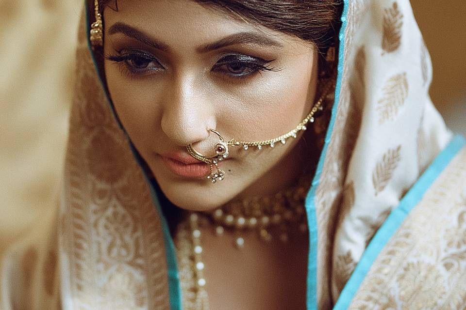 Nikah Mehendi makeup