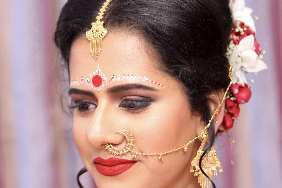 Bengali bridal makeup