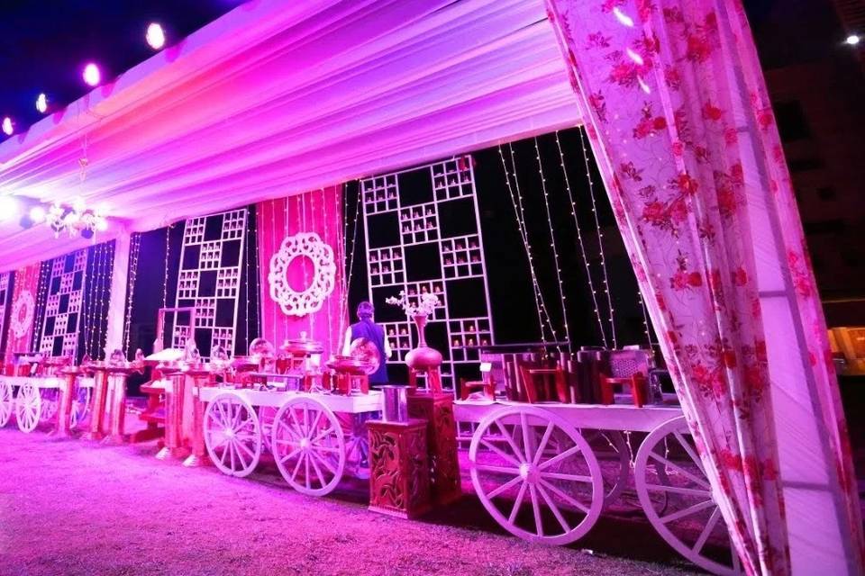 Catering setup