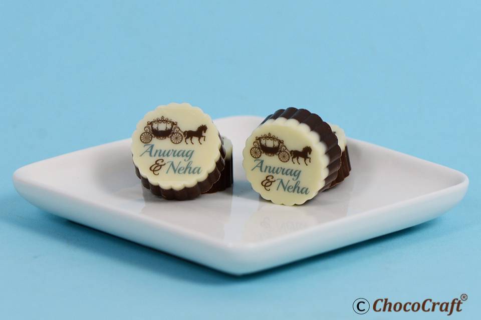 Wedding chocolates chococraft