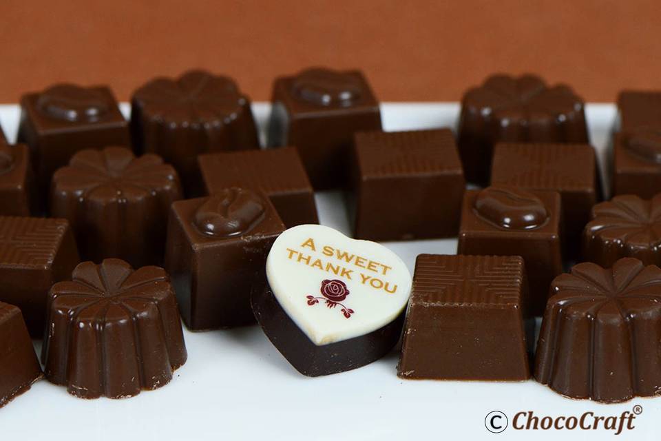 Wedding chocolates chococraft