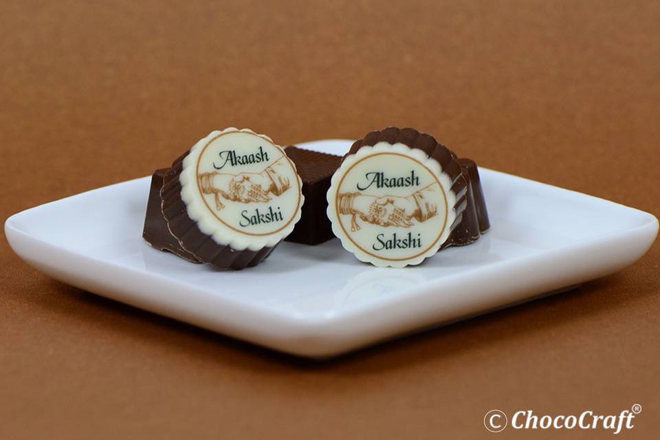 Wedding chocolates chococraft