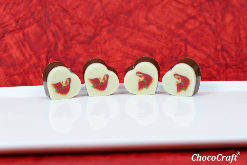 Wedding chocolates chococraft