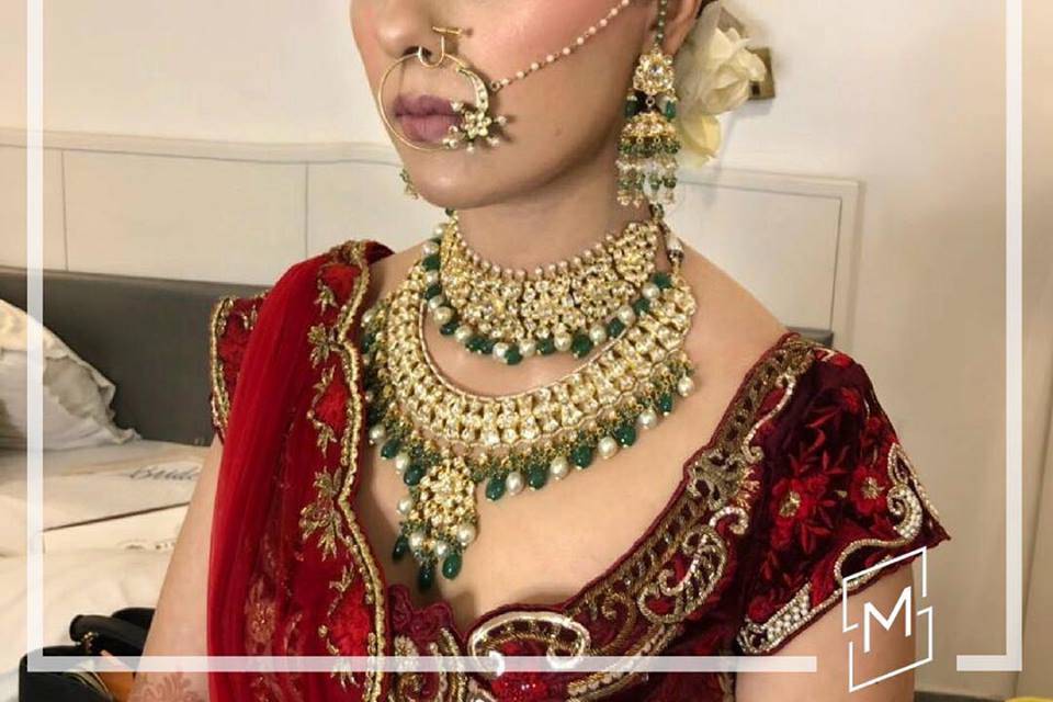 Bridal makeup