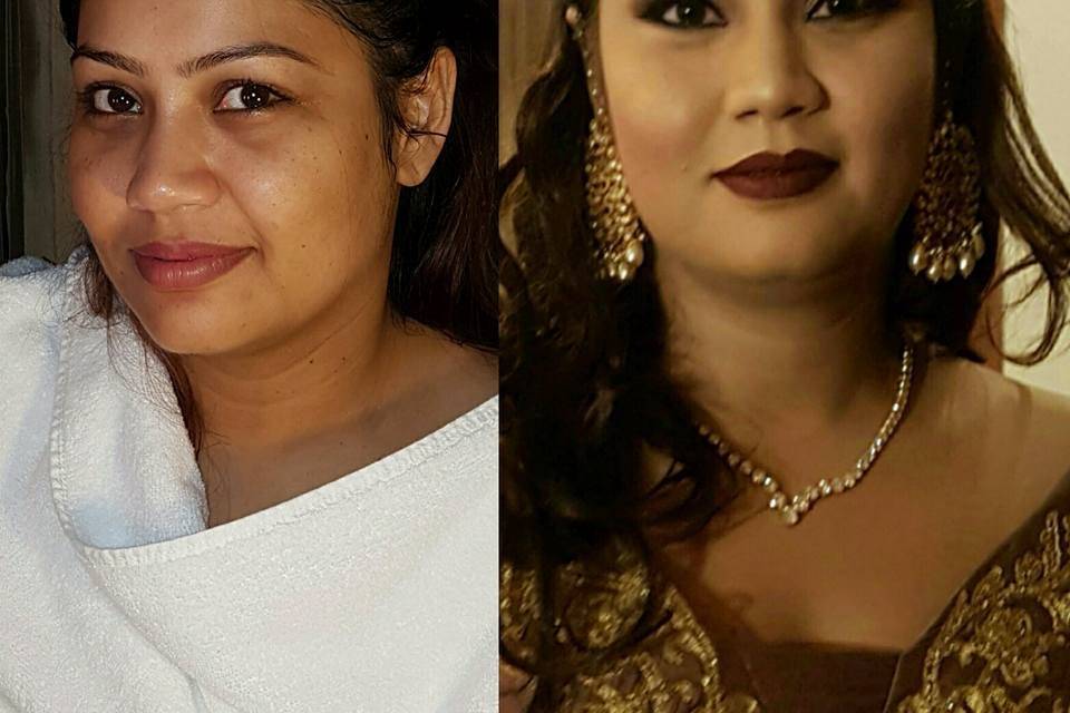 Bridal makeup