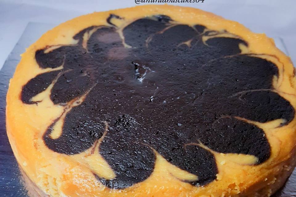 Choco swirl cheesecake