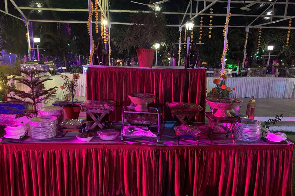 Catering setup