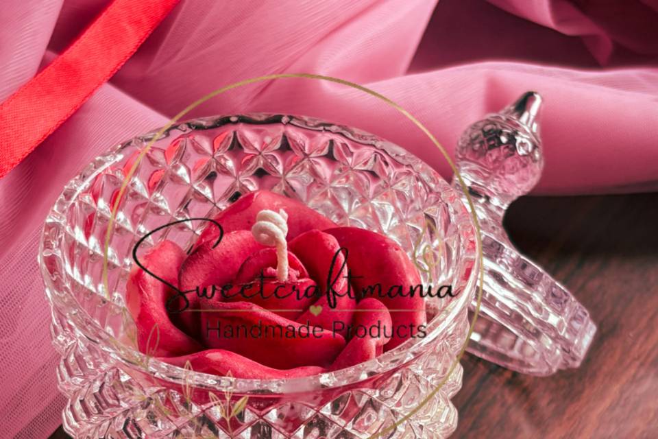 Trinket Rose Candle
