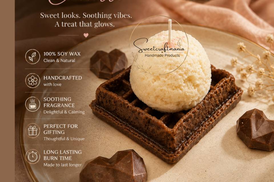 Waffle with iCe Cream