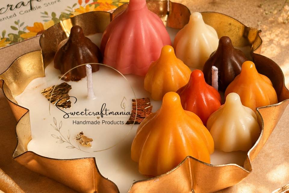 Modak Urli candle