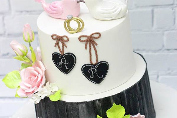 Love Birds Cake