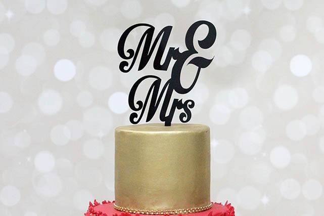 Mr. & Mrs. Topper Cake