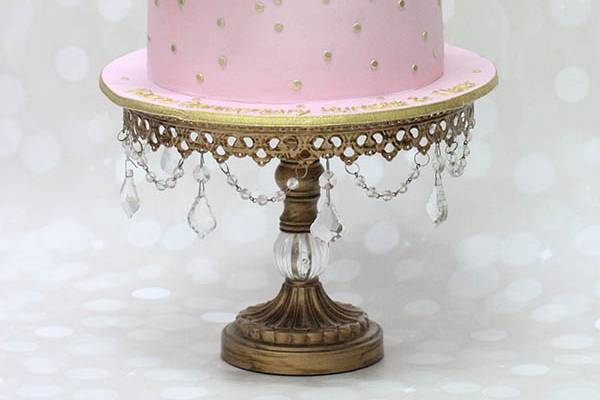 Pink & Gold Cake