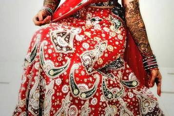 Look at my bridal lehenga!