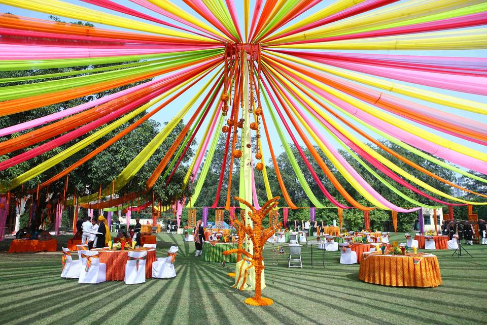 Wedding outdoor decor