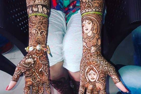 Rk Mehandi Art By Sonu Veer Singh