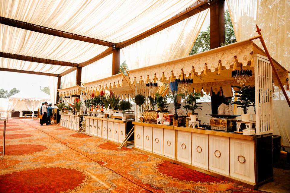 Catering setup