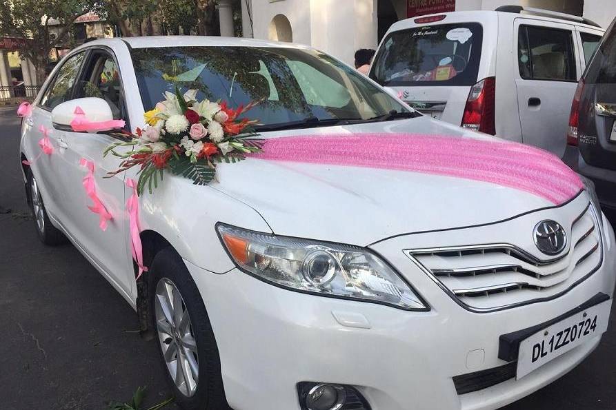Toyota Camry with Pink Ribon