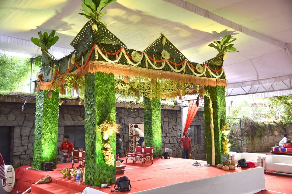 Beautiful mantapa decoration – Anil Events Bangalore