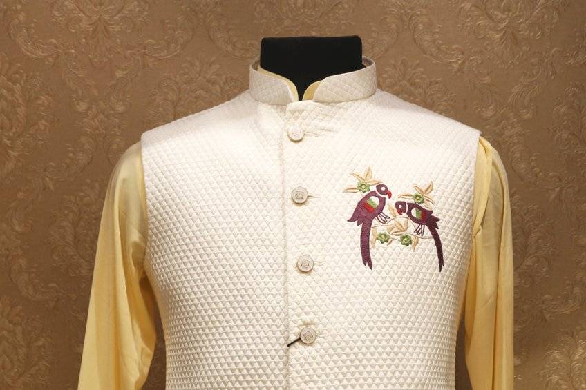 Cawl kurta waistcoat set