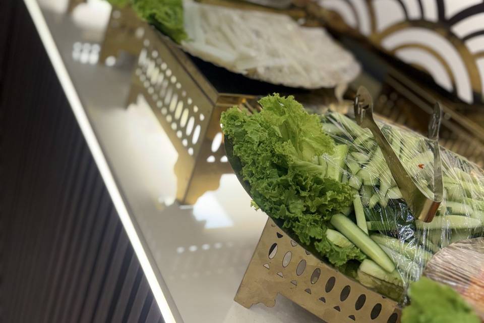 Catering setup