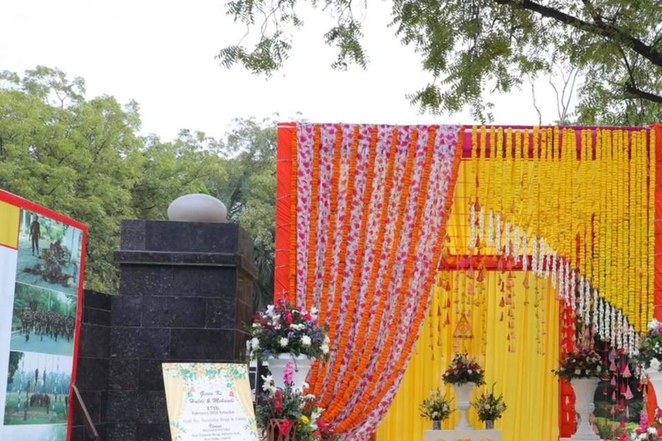 Haldi decor