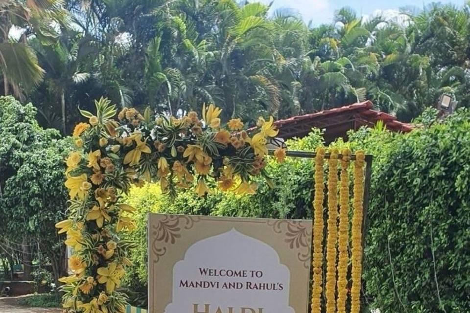 Haldi decor