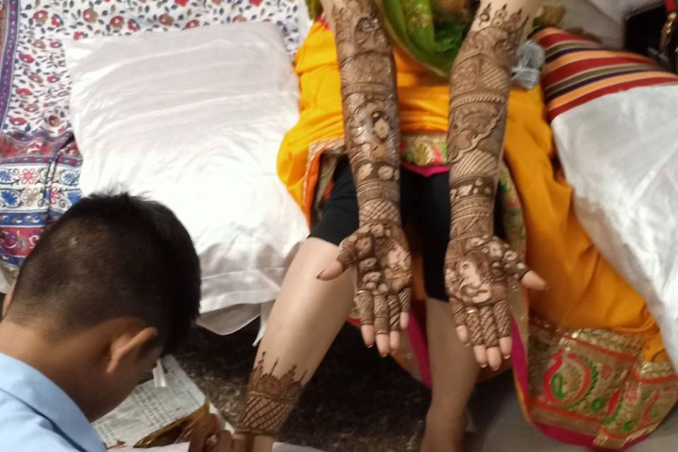 Jaipuri mehandi art