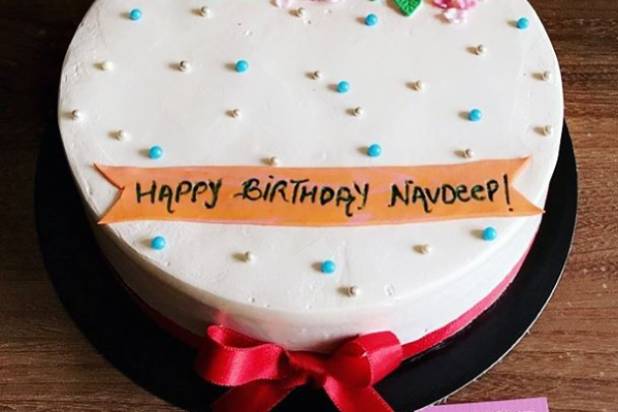 ❤️ Chocolate Happy Birthday Cake For Navdeep