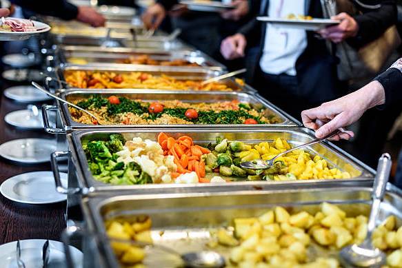 Catering setup