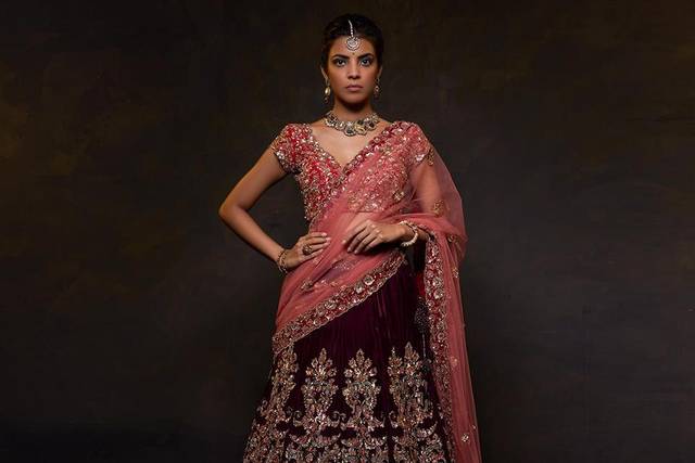 Shyamal and bhumika bridal lehenga clearance cost