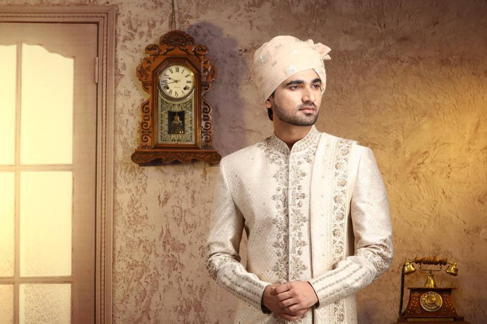 Sherwani with Zardosi work