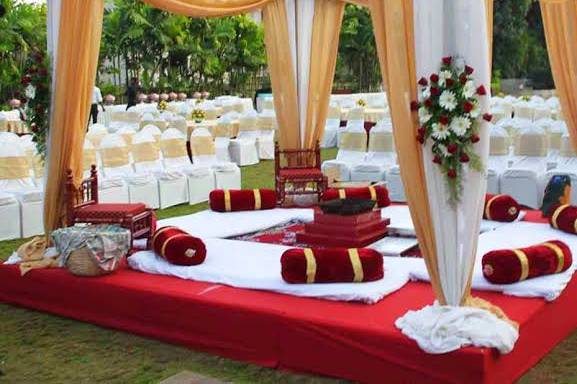 Mandap area