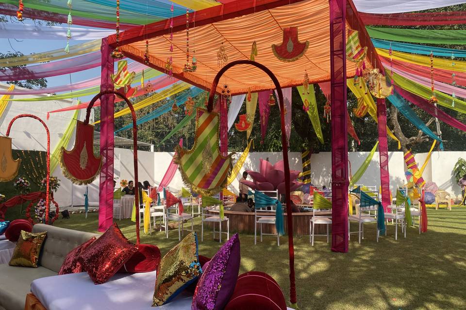 Haldi / Mehndi Setup