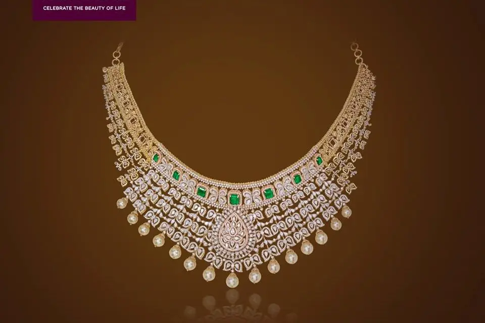 malabar gold diamond necklace designs with price