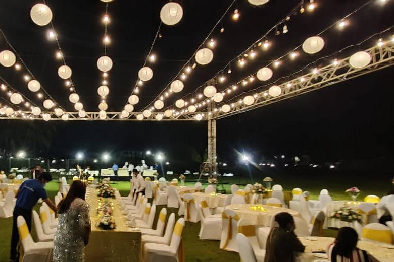 Floral mandap