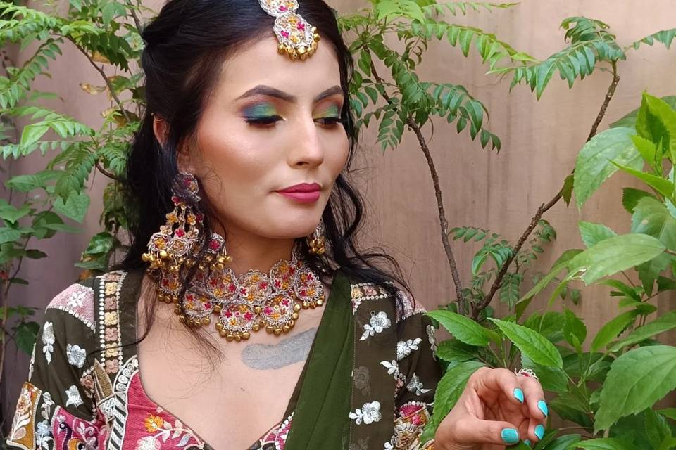 Mehendi look