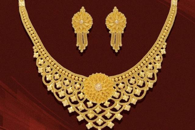 Pcj gold necklace deals designs