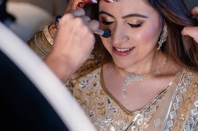 Bridal makeup