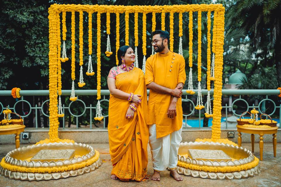 Haldi at Leela Palace