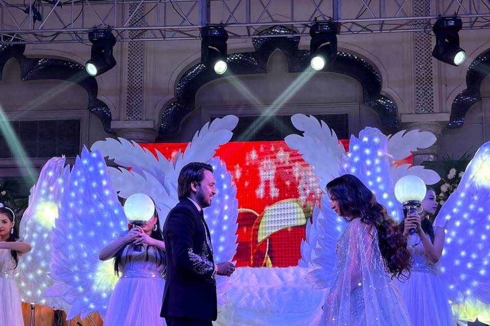 Bride groom Grand entry