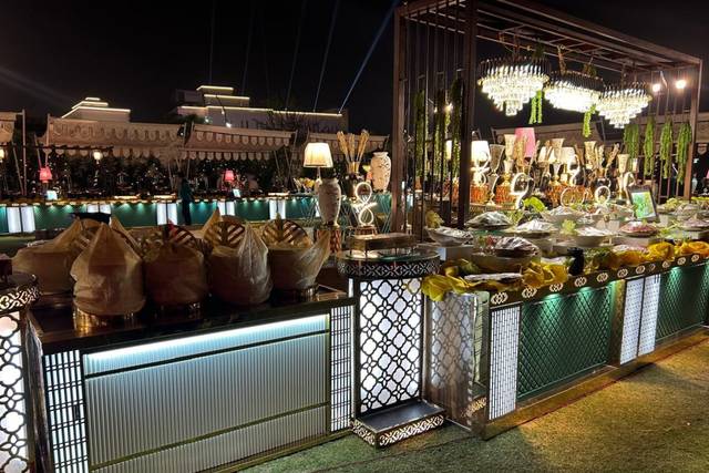 Catering setup