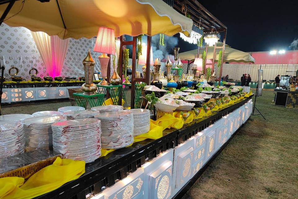 Catering setup