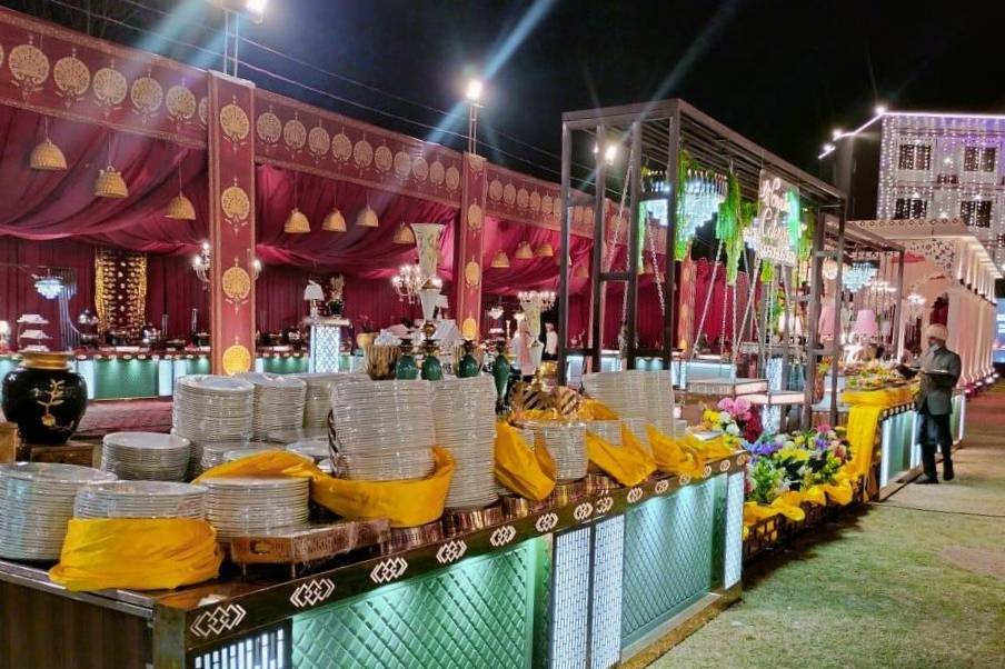 Catering setup